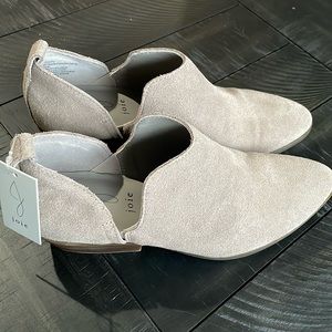 NWT Joie Rowen Boot Taupe 7.5 Suede Leather